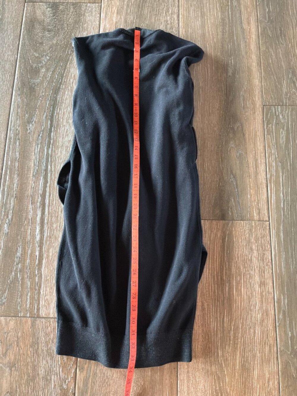 AllSaints Drina black convertible drape sweater dress size 0 - Picture 9 of 12